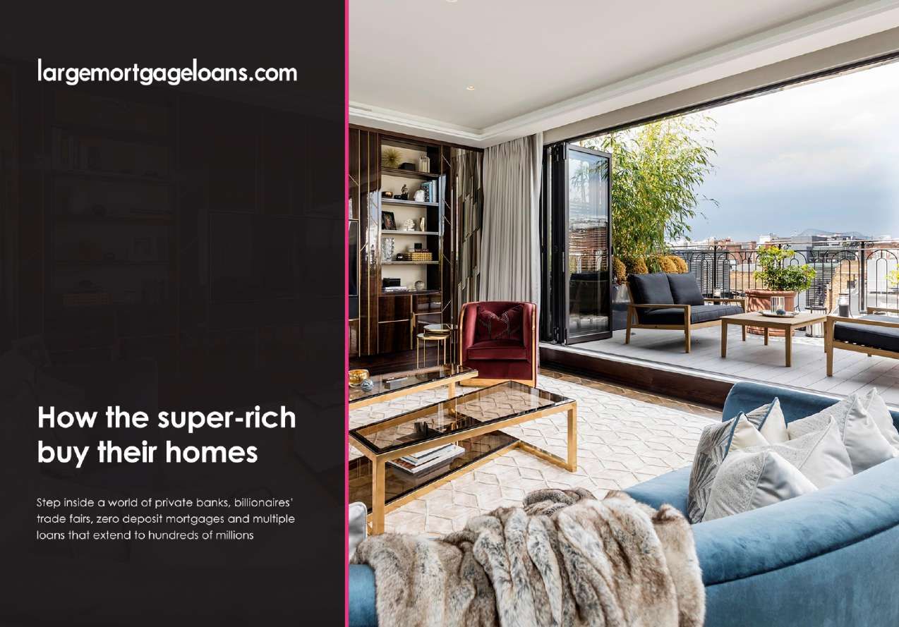 The brand we worked with: largemortgageloans.com, serving clients with £500k+ loan requirements.