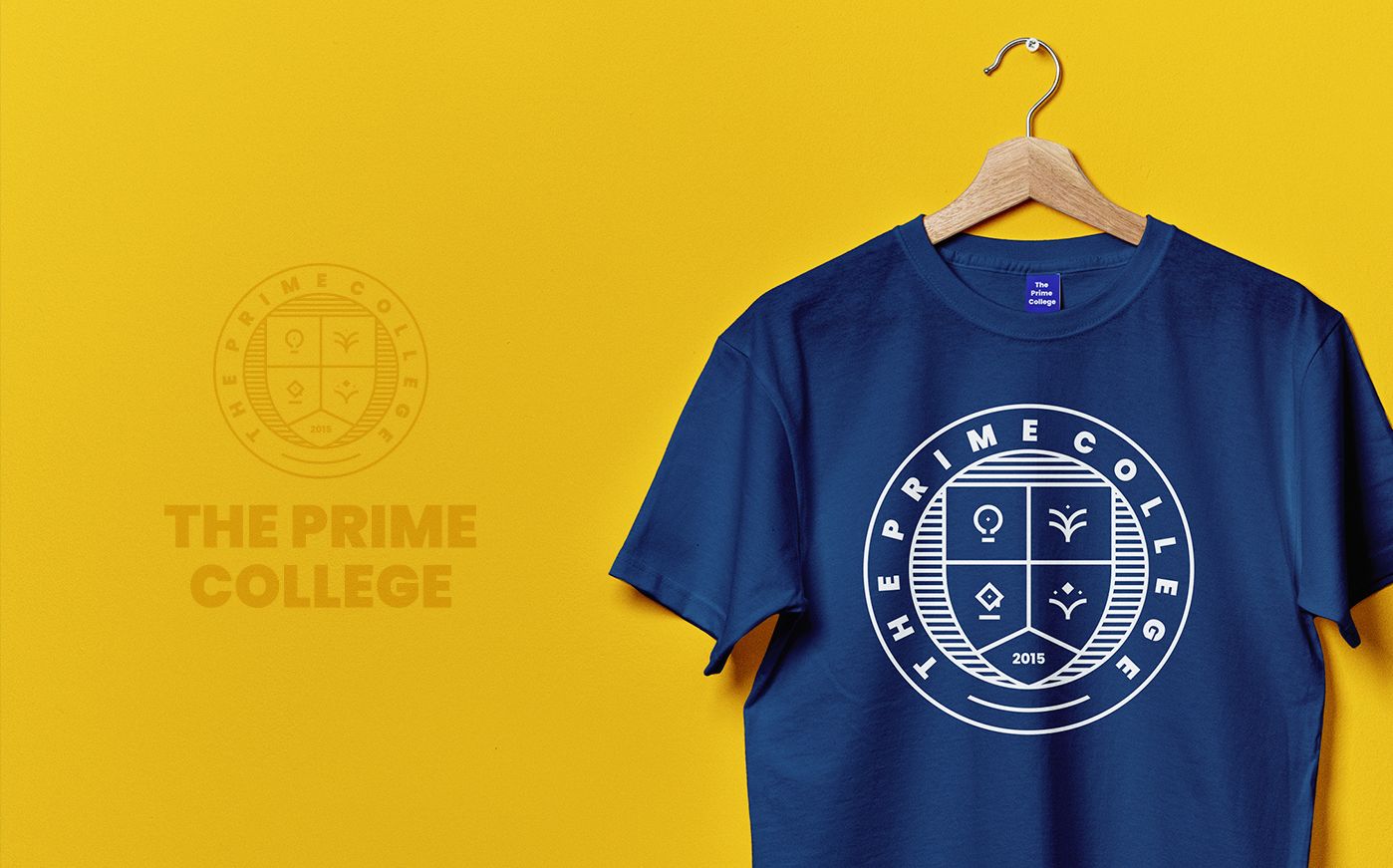 Merchandise ready: the seal on student apparel.