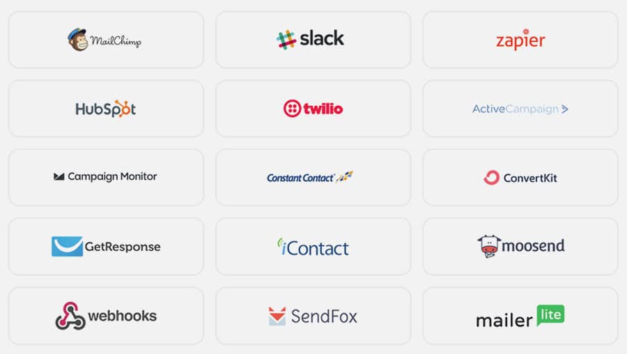 Advanced contact form system 2 Marketing 3Rd Party Integrations